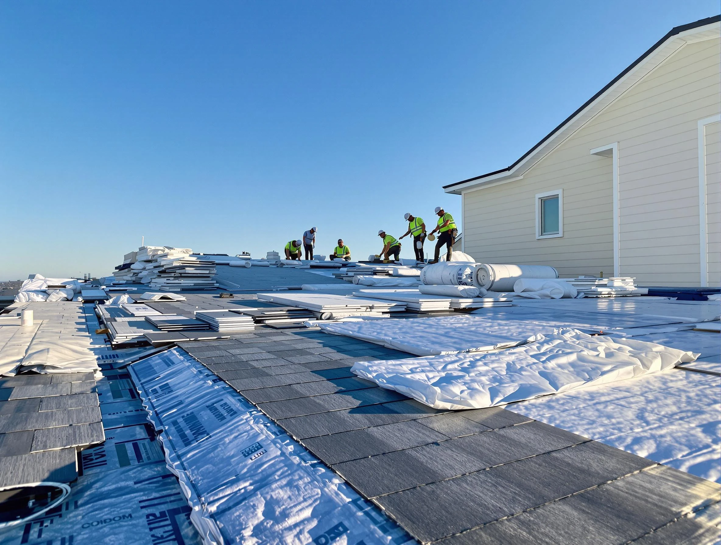 Finished roof installation project by Lorain Roofing Company in Lorain, OH